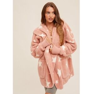 Hem & Thread Pink Star Jacket